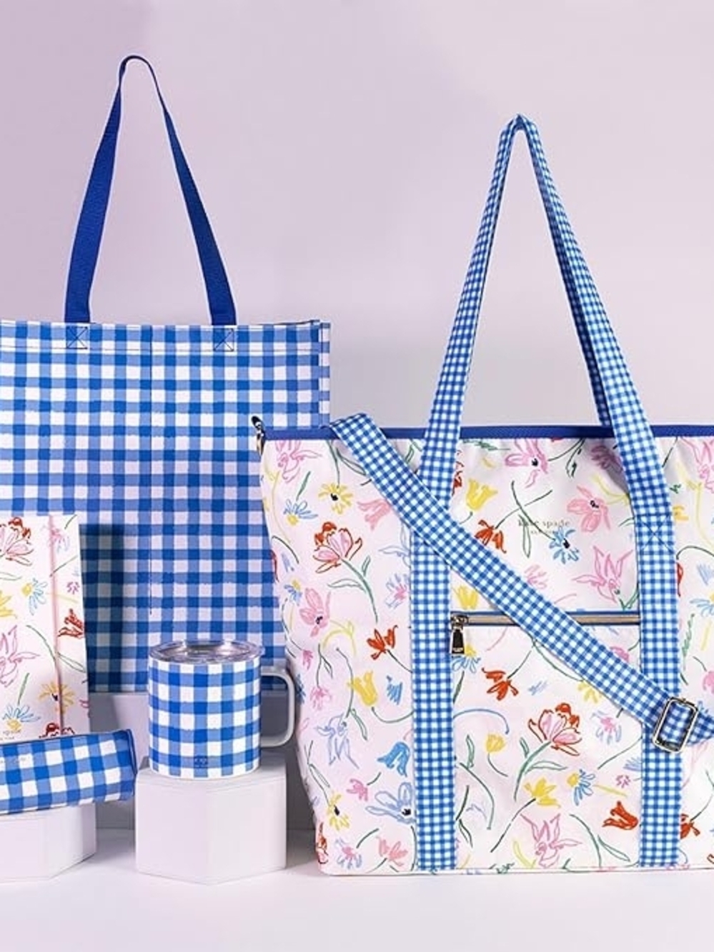 Kate Spade Large Capacity Insulated Cooler Tote Bag, Soft Sided Portable Beach - Picture 8 of 10